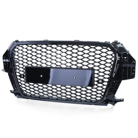 Sport nido d’ape griglia radiatore griglia nero lucido per Audi Q3 8U pre-restyling 11-15
