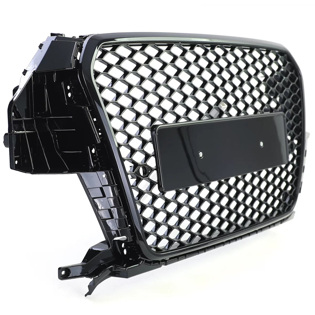 Sport nido d’ape griglia radiatore griglia nero lucido per Audi Q3 8U pre-restyling 11-15