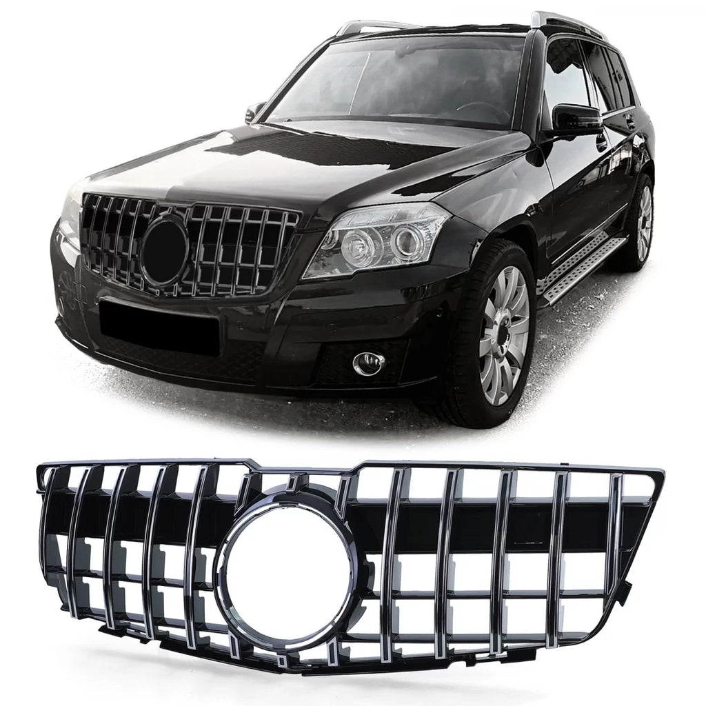 Sport radiatore griglia nero lucido cromato per Mercedes GLK X204 08-12 pre-restyling