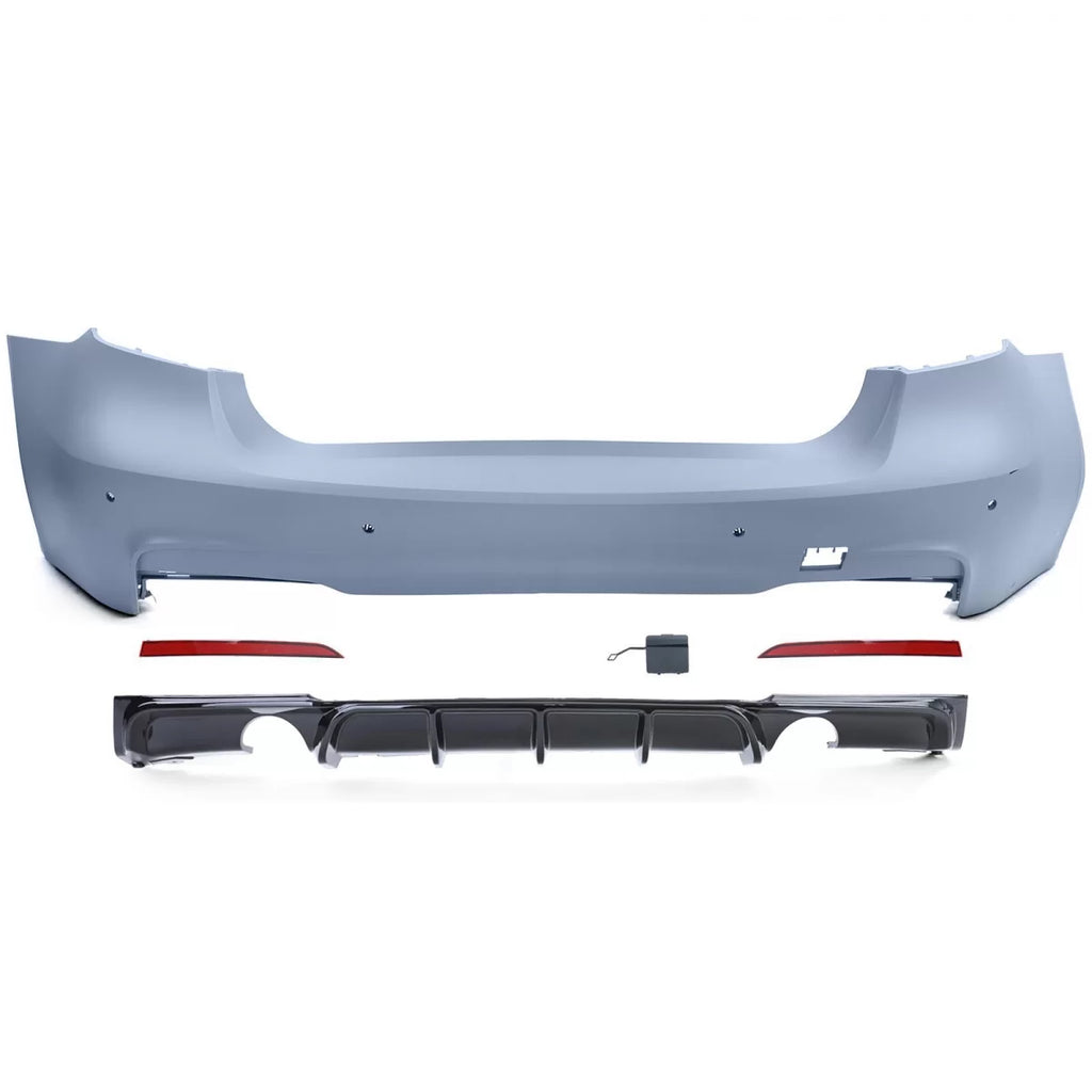 Sport Paraurti posteriore + lucido diffusore compatibile BMW Serie 3 F30 335 340 11-19