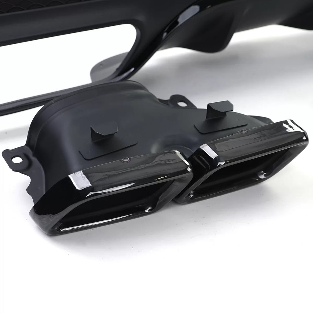 Sport posteriore diffusore con nero terminali di scarico per Mercedes GLE W166 15-18