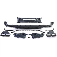 Sport posteriore diffusore con doppio nero terminali di scarico per Mercedes Classe S W222 17-20