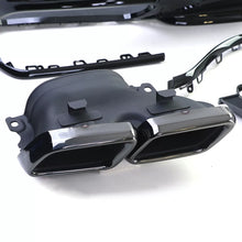 Sport posteriore diffusore con doppio nero terminali di scarico per Mercedes Classe S W222 17-20