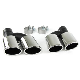 Sport posteriore diffusore con doppio terminali di scarico on entrambi lati per Audi A4 B8 07-11