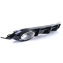 Carica l'immagine nel visualizzatore di Gallery, Sport posteriore diffusore Nero lucido con cromato terminali di scarico per Audi A6 C7 4G 14-18