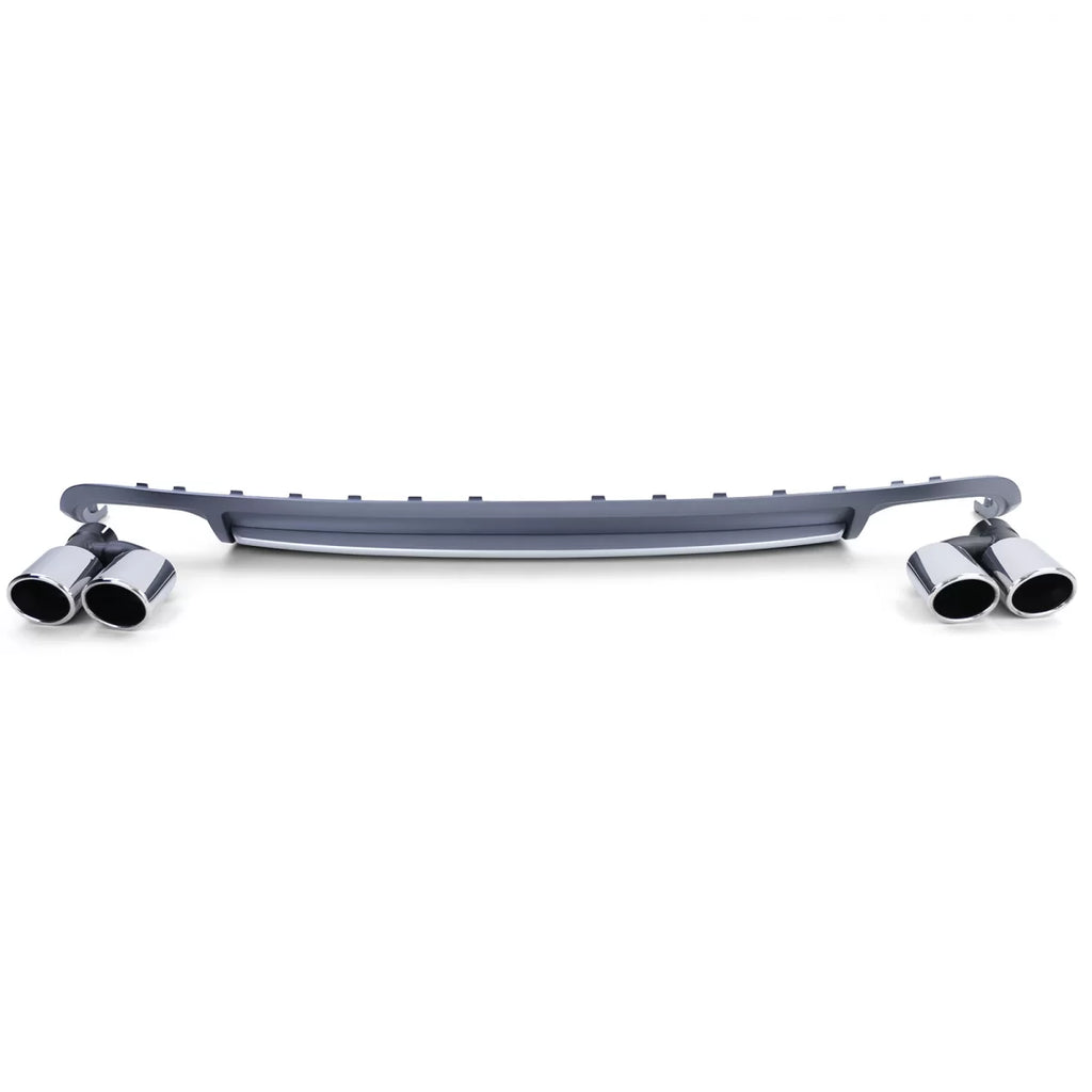 Sport posteriore diffusore inserto con terminale di scarico set per Audi A4 B8 berlina Avant 07-11