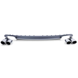 Sport posteriore diffusore inserto con terminale di scarico set per Audi A4 B8 berlina Avant 07-11