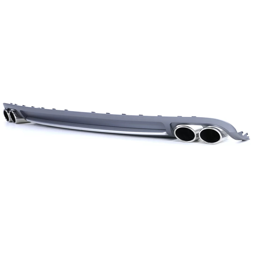 Sport posteriore diffusore inserto con terminale di scarico set per Audi A4 B8 berlina Avant 07-11