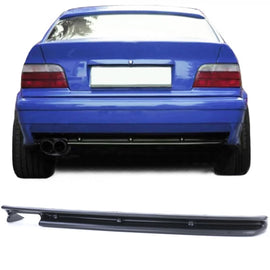 Sport posteriore diffusore inserto doppio tubo sinistro per BMW Serie 3 E36 90-99