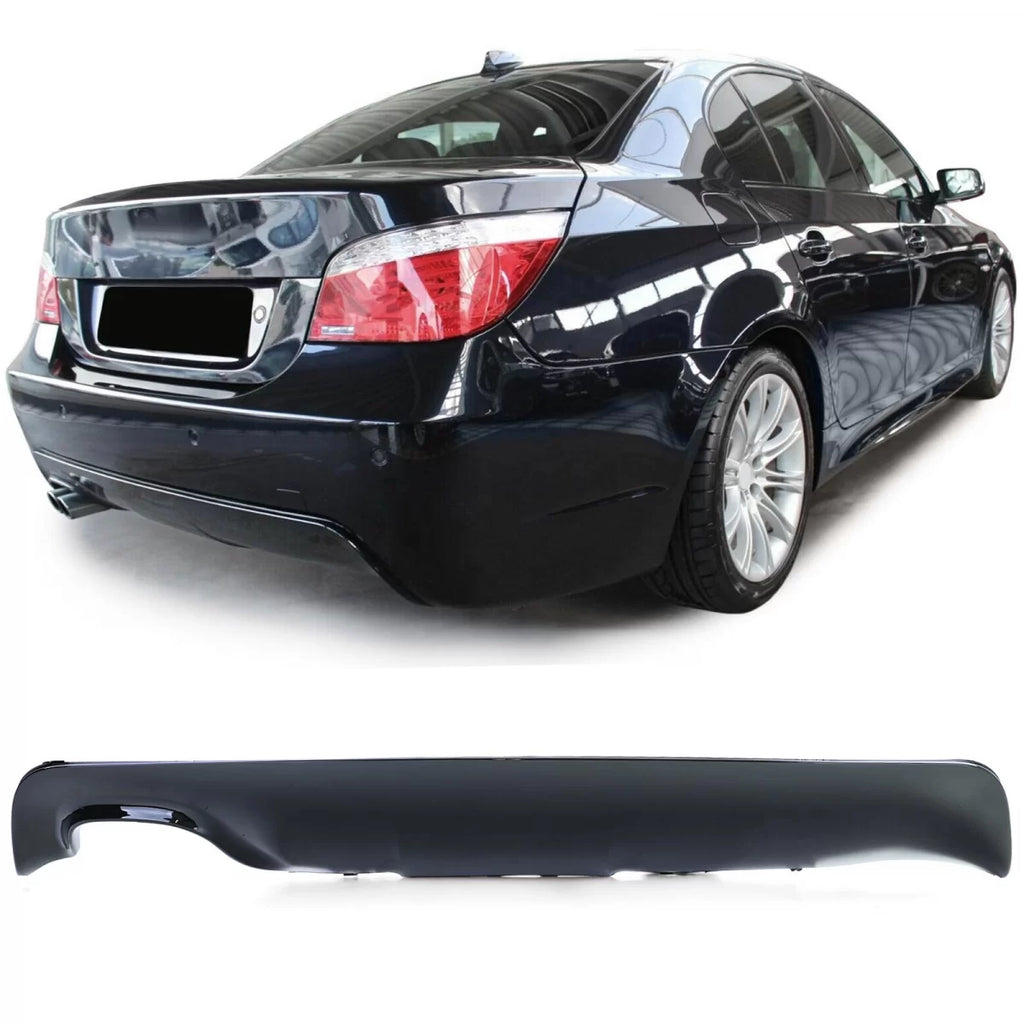 Sport posteriore diffusore Performance Nero lucido per BMW Serie 5 E60 E61 03-10