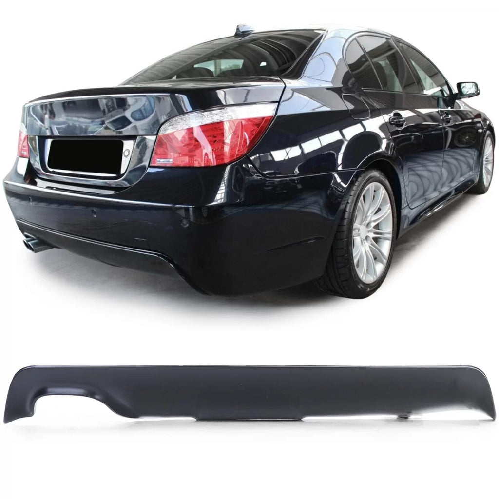 Sport posteriore diffusore Performance Nero opaco per BMW Serie 5 E60 E61 03-10