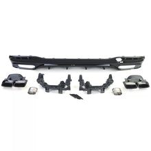 Sport posteriore diffusore set con nero terminali di scarico per Mercedes GLS X166 15-19