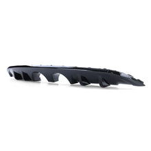 Sport posteriore diffusore doppio tubo centrale Nero lucido per VW Golf 6 1K 08-13