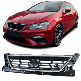 Sport conversione griglia con cromato cornice per Seat Leon 5F modello FR 2017-2020
