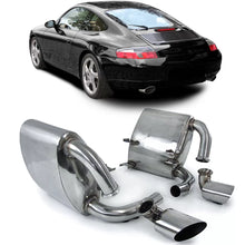 Sportivo scarico inox acciaio con terminali di scarico per Porsche 911 996 C2 C4