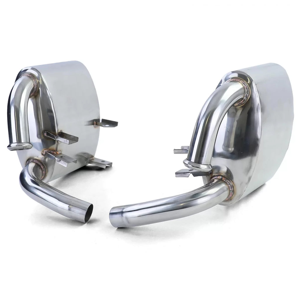 Sportivo posteriore silenziatore inox acciaio scarico per Porsche 911 996 C2 C4 4S 98-05