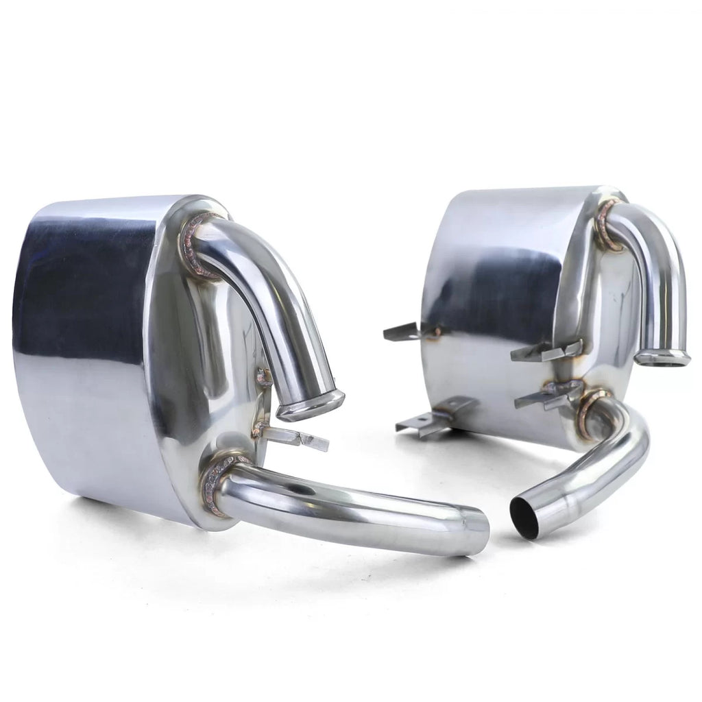 Sportivo posteriore silenziatore inox acciaio scarico per Porsche 911 996 C2 C4 4S 98-05