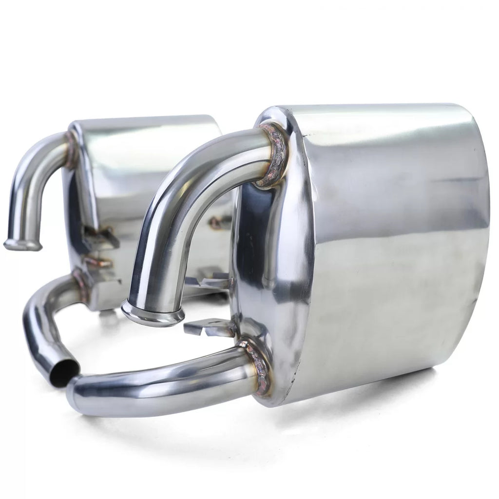Sportivo posteriore silenziatore inox acciaio scarico per Porsche 911 996 C2 C4 4S 98-05