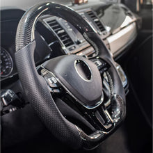 Sportivo Volante con autentico carbonio e perforated pelle per VW T6.1 senza shift palette