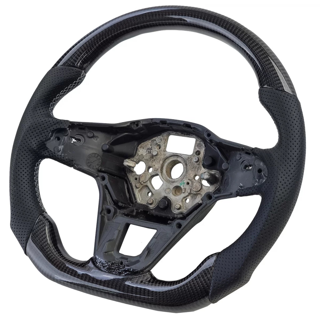 Sportivo Volante con autentico carbonio e perforated pelle per VW T6.1 con shift palette