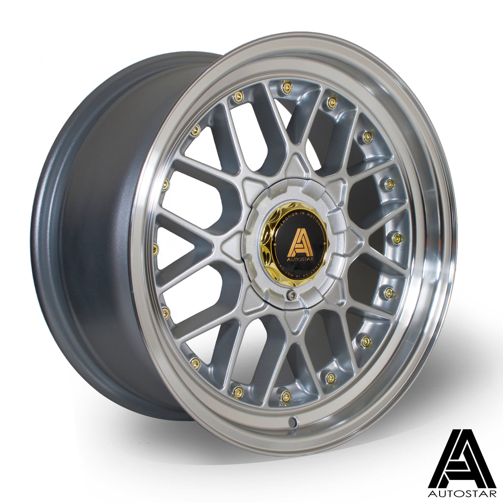 Cerchio in lega Autostar Sprint 17x8 4x98/4x100 ET30 Silver / Polished