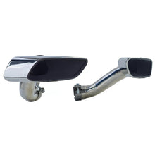 Carica l'immagine nel visualizzatore di Gallery, Quadrato scarico terminali di scarico M50 stile inox acciaio compatibile BMW X6 30d 40d E71 08-14
