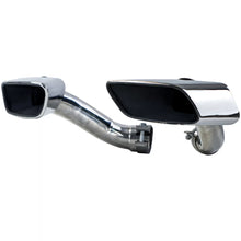 Carica l'immagine nel visualizzatore di Gallery, Quadrato scarico terminali di scarico M50 stile inox acciaio compatibile BMW X6 30d 40d E71 08-14