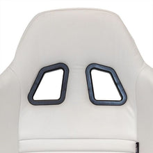 Carica l'immagine nel visualizzatore di Gallery, Sedile Sportivo Regolabile Type T Style SK-Import Bianco e Nero Pelle Sintetica - foto 8