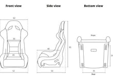 Carica l'immagine nel visualizzatore di Gallery, Sedile Sportivo a Guscio BS7 SK-Import Nero - foto 5
