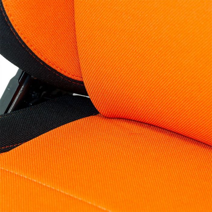 Sedile Sportivo Regolabile Eco Style SK-Import Nero e Arancione Tessuto - foto 6