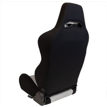 Carica l'immagine nel visualizzatore di Gallery, Sedile Sportivo Regolabile Eco Style SK-Import Nero e Grigio Tessuto - foto 2