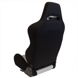 Sedile Sportivo Regolabile Eco Style SK-Import Nero e Grigio Tessuto - foto 2