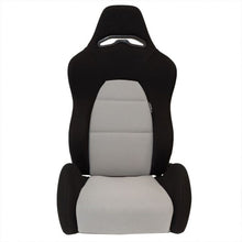 Carica l'immagine nel visualizzatore di Gallery, Sedile Sportivo Regolabile Eco Style SK-Import Nero e Grigio Tessuto - foto 3