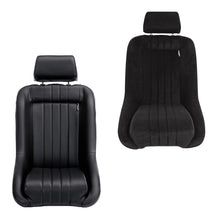 Carica l'immagine nel visualizzatore di Gallery, Sedile Sportivo a Guscio Classic Style SK-Import Nero Con Poggiatesta