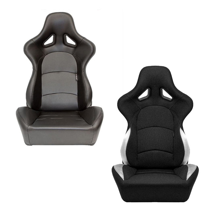 Sedile Sportivo BS2 Style SK-Import Regolabile Nero