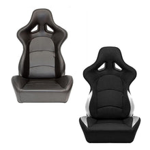 Carica l'immagine nel visualizzatore di Gallery, Sedile Sportivo BS2 Style SK-Import Regolabile Nero