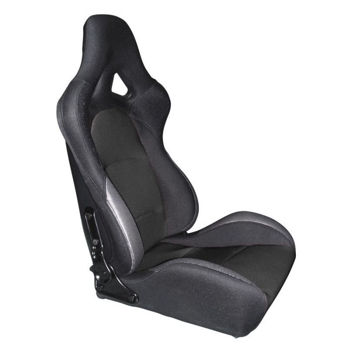 Sedile Sportivo BS2 Style SK-Import Regolabile Nero - foto 3