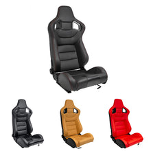 Carica l'immagine nel visualizzatore di Gallery, Sedile Sportivo Regolabile RK Style SK-Import Pelle Sintetica