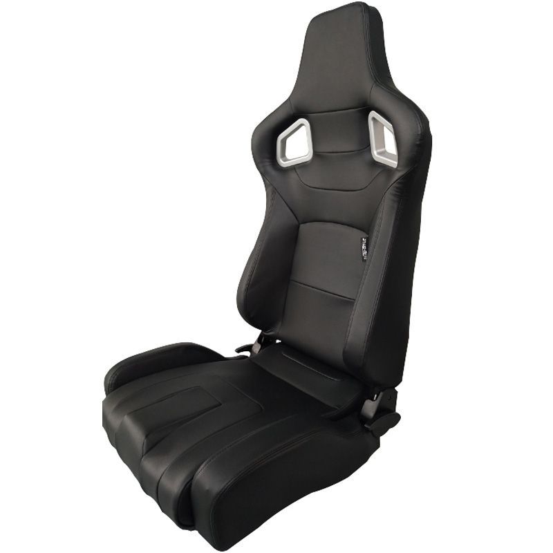 Sedile Sportivo Regolabile RS6 II Style SK-Import Nero Pelle Sintetica - foto 3
