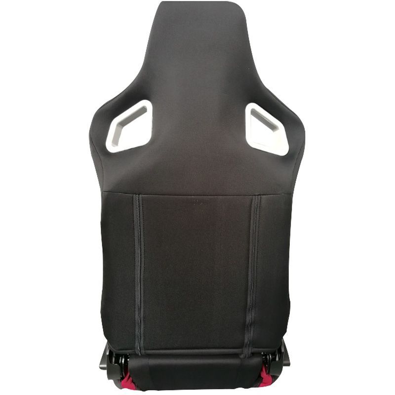 Sedile Sportivo Regolabile RS6 II Style SK-Import Nero e Rosso Tessuto - foto 4