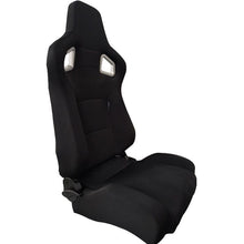 Carica l'immagine nel visualizzatore di Gallery, Sedile Sportivo Regolabile RS6 II Style SK-Import Nero Tessuto