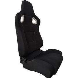 Sedile Sportivo Regolabile RS6 II Style SK-Import Nero Tessuto