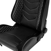 Carica l'immagine nel visualizzatore di Gallery, Sedile Sportivo Regolabile JW Style SK-Import Nero e Argento Pelle Sintetica - foto 7
