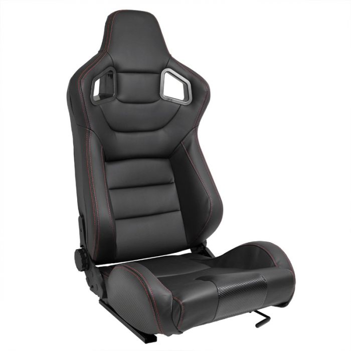 Sedile Sportivo Regolabile RK Style SK-Import Pelle Sintetica - foto 2