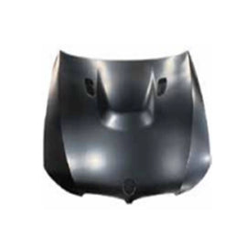 Acciaio anteriore cofano per BMW Serie 3 E90 berlina, E91 station wagon 2005-2008 con due fori