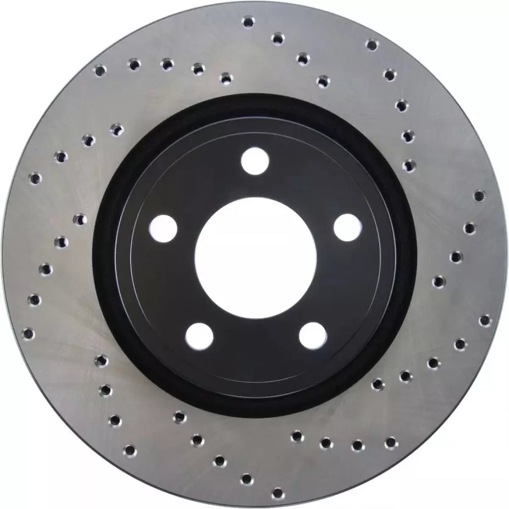 StopTech HC Dischi freno anteriore 320mm drilled per Ford Mustang 15-21