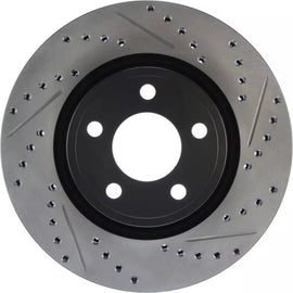 StopTech HC Dischi freno anteriore 320mm drilled slotted per Ford Mustang 15-21