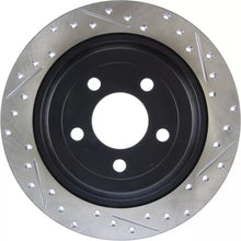 StopTech HC Dischi freno posteriore 320mm drilled slotted per Ford Mustang 15-21