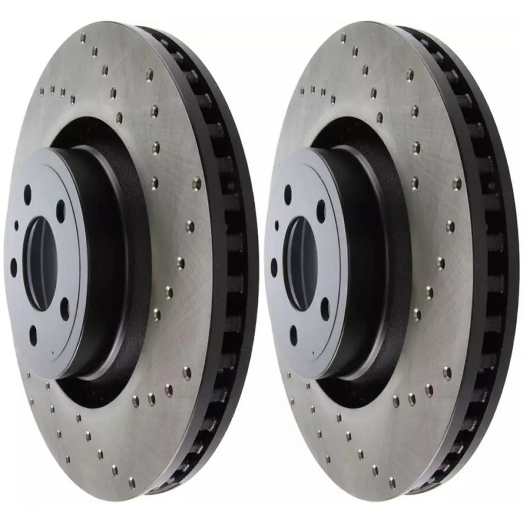 StopTech HC anteriore Dischi freno 352mm drilled compatibile Ford Mustang 15-21