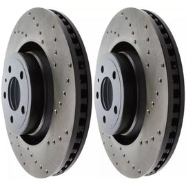 StopTech HC anteriore Dischi freno 352mm drilled compatibile Ford Mustang 15-21